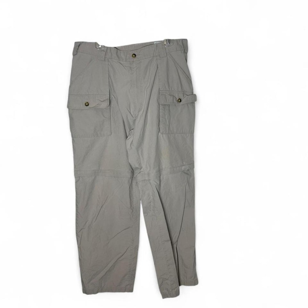 Orvis Buzz Off Insect Shield Mens 38x30 Bush Pants Bright Khaki Hiking Cotton‎